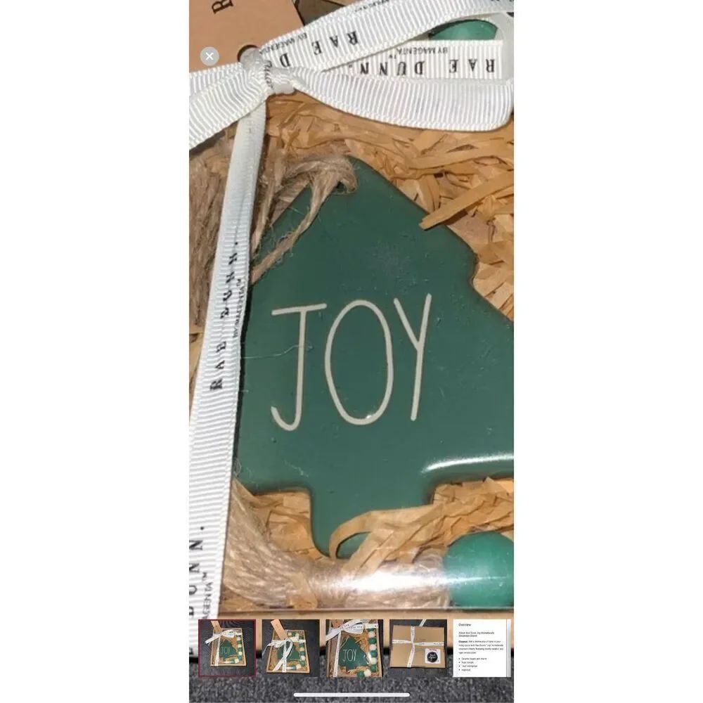 Rae Dunn Joy Beaded Garland